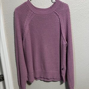 GAP Women's Lavender Crew Neck Sweater